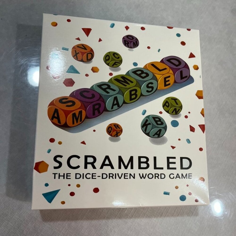 NEW SCRAMBLED Dice-Driven Word Game 1–5 Players Fast Paced